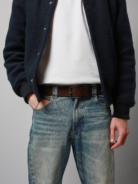 Herenriem Glory Leder Von dutch Bruin belt GLORY ander zicht 1